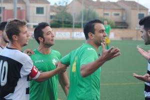 Mucha tensión y nervios en el partido