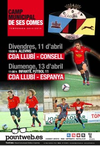 PÒSTER PARTITS 11 i 13 d'abril de 2014