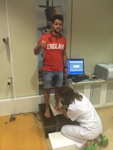 Burrito se realiza unas plantillas especiales en Podoactiva