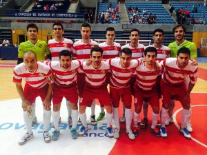 Formación del Palma Futsal ante Burela 1