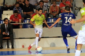 Burrito y Rafael en el partido en Son Moix