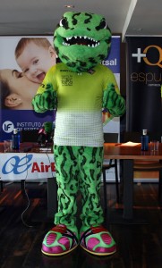 La mascota del Palma Futsal