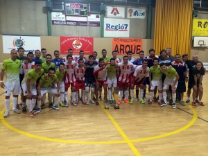 Palma Futsal y Manresa posan tras el partido que ganaron los mallorquines