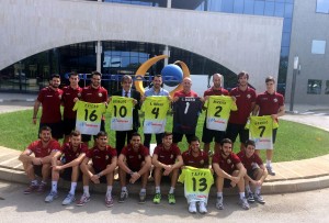 Visita del Palma Futsal a las instalaciones de Air Europa 1