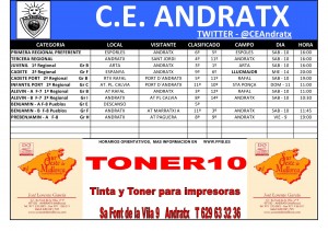 Horarios del 9 al 11