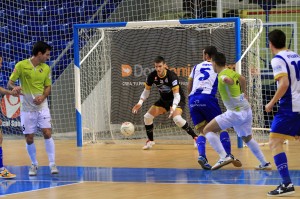 Una acción ofensiva del Palma Futsal