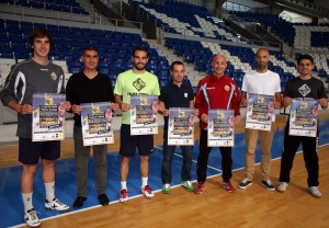 Barrón, Chicho, Juanito y Vadillo, con el campus de verano 1