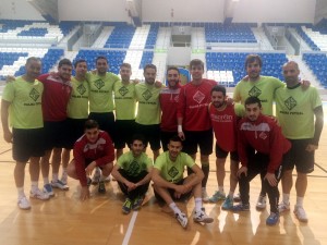 El Palma Futsal este viernes en el último entreno en Son Moix 1