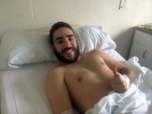 Manu Orellana, operado con éxito 1