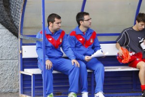 Basilio Moragues junto a Javi herreros ex-seleccionador Balear Juvenil 