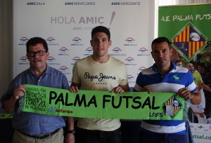 Miquel Jaume, Pizarro y Tirado en la presentación 1