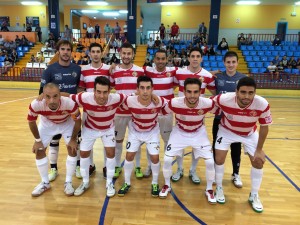 Formación del Palma Futsal en el partido anteel Santiago