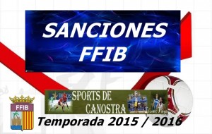 SANCIONES FFIB