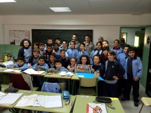 Con los alumnos del colegio CP Balmes de Palma 3