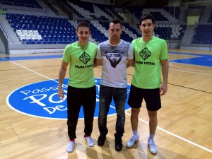 Nico Sarmiento, Diego Giustozzi y Lucas Tripodi en Son Moix 1