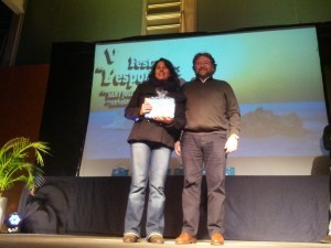 Vicent Torres, presidente de Alternativa Insular, durante una fiesta del Deporte de Sant Josep.