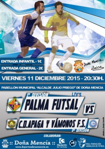 Cartel amistoso en Doña Mencía