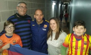 Amb l'entrenador Gabri Garcia