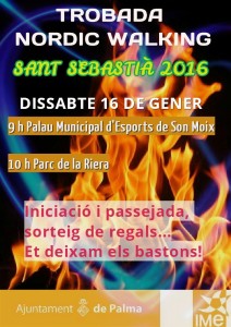 nordic walking Sant Sebastià