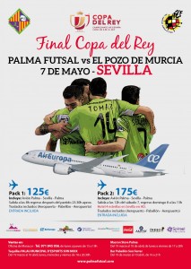 Cartel viaje a Sevilla - Final de la Copa del Rey