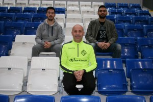 Juanito, Joselito y Tomaz posan en Son Moix 2