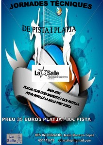 poster jornades tecniques pista i platja