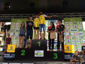 podium etapa 1