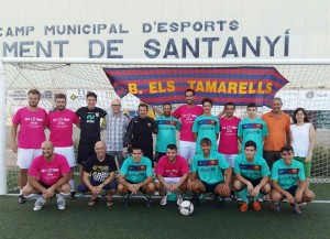PB Els Tamarells i equip del Bar Can Piquer