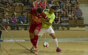 Pretemporada encuentro de futbol Sala, solidario a favor de Caritas Interparroquuial de Yecla, entre Elpozo Murcis FS vs Palma Futsal, Pabellon Jose Ortega Chumilla, Yecla, 15-09-2016, foto/Pascu Mendez