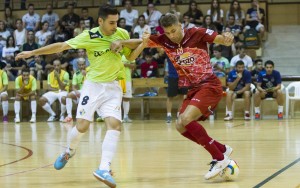 Pretemporada encuentro de futbol Sala, solidario a favor de Caritas Interparroquuial de Yecla, entre Elpozo Murcis FS vs Palma Futsal, Pabellon Jose Ortega Chumilla, Yecla, 15-09-2016, foto/Pascu Mendez