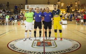 Pretemporada encuentro de futbol Sala, solidario a favor de Caritas Interparroquuial de Yecla, entre Elpozo Murcis FS vs Palma Futsal, Pabellon Jose Ortega Chumilla, Yecla, 15-09-2016, foto/Pascu Mendez