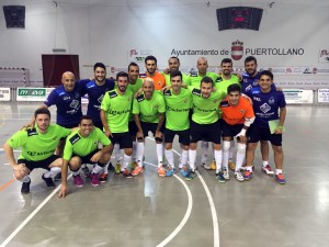 El Palma Futsal posa en Puertollano tras el partido