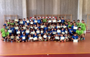 Juanito en el pasado campus del Palma Futsal de este verano