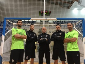 Tomaz, Paradynski, Juanito, Favero y Attos posan en Son Moix (2)