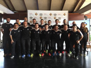 La plantilla del Palma Futsal posa antes de la Copa de España (1)