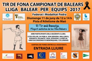 Poste Lliga Balear 11-06-2017 Maó
