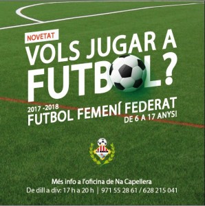 cartell futbol femeni