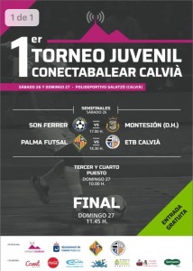 Cartel torneo juvenilen Calvià