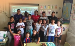 Sarmiento y Quintela visitan el CP Felip Bauçà 2