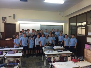 Tomaz y Éder visitan el colegio Sant Francesc 2