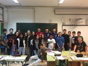 Vadillo, Lolo y Paradynski han visitado el colegio Francesc Borja Moll 1 (Copiar)