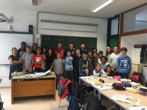 Vadillo, Lolo y Paradynski han visitado el colegio Francesc Borja Moll 2 (Copiar)