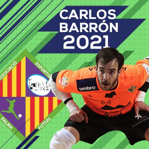 Carlos Barrón renueva hasta 2021 Fútbol Sala Sports de ca Nostra