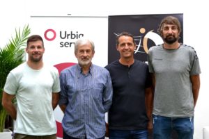 thumbnail_Xavier Folguera, Carlos García, Bartolomé Salas y Abel Bernal posan juntos tras la rueda de prensa