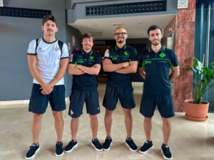 thumbnail_Gordillo, Chaguinha, Vilian y Moslem en el hotel de Jaén