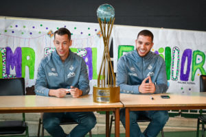 Lin y Charuto visitan el CEIP Ca'n Pastilla