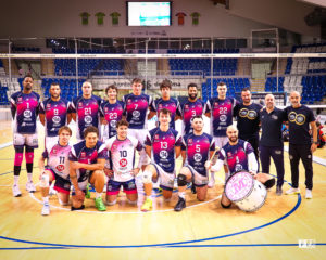 El Mayurqa Voley Palma tras su última victoria del año