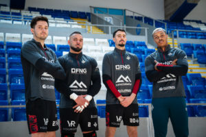 Ernesto, Dennis, Deivão y Alisson posan en Son Moix